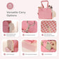 Dog Carriers for Small Dogs, Soft Sided Folding Small Dog Carrier for Dogs Medium Cats Puppies up to 13 Lbs, Washable Breathable Puppy Carrie Carrier for Outdoor Travel (Small Pink)