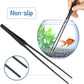 Weewooday 3 Pieces Axolotl Tank Accessories, Extra Long Tweezers for Aquarium, Coral Feeder Long Syringe, Fish Feeding Tongs Tweezers for Reef Roids Aquatic Plant Spider Snake Lizard