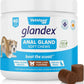 Vetnique Labs Glandex Anal Gland Soft Chew Treats with Pumpkin for Dogs Digestive Enzymes, Probiotics Fiber Supplement for Dogs Boot The Scoot (Pork Liver Chews, 60 Count)