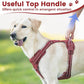 No Pull Dog Harness, Reflective Puppy Vest for Small Medium Large Sized Dog(Burgundy Red,XS)