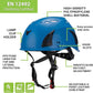 Land Helmets ClimbPro Safety Helmet for Rock Climbing – Lightweight & Durable Hard Shell with Adjustable Chin Strap and Accessory Slots – Ideal for Indoor & Outdoor Adventure
