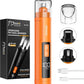 Dog Nail Grinder Upgraded - Professional 3-Speed Super Quiet and Low Vibration Electric Pet Nail Grinder with 4 LED Lights - Painless Paws Grooming & Smoothing for Small to Large Dogs (Orange)