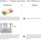 Brieftons 7-Blade Vegetable Spiralizer: Strongest-Heaviest Spiral Slicer, Best Veggie Pasta Spaghetti Maker for Low Carb/Paleo/Gluten-Free Meals, With Container, Lid, Blade Caddy & 4 Recipe Ebooks