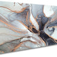XXMWallArt FC3462 Framed Wall Art Gray and Gold Abstract Painting Background Abstract Canvas Wall Art Print Painting for Bedroom Living Room Office Wall Decor Home Decor