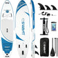 Inflatable Stand Up Paddle Board – Durable SUP for Adults & Youth,33" Wide Blow Up Paddle Board with Paddle, Pump, Backpack,Leash – All Around Stable for All Skill Levels, Carries up to 450 lbs