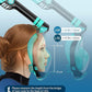 QingSong Full Face Snorkel Mask for Adults, Snorkeling Gear with Camera Mount, 180 Degree Panoramic View Snorkel Set Anti-Fog Anti-Leak