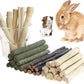 300g Guinea Pig & Rabbit Chew Toys with Apple & Timothy Sticks - Prevent Overgrown Teeth with Sweet Bamboo Treats - Ideal Rabbit Treats Included!