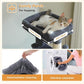 PAWZ Road Cat Tree, 51.6 Inches Cat Tower with Dual Condos, Spacious Perch, Cozy Basket and Sisal-Covered Scratching Posts for Indoor Cats- Dark Gray