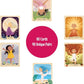 Menique Shine Memory Matching Game – 80 Cards (40 Pairs) with Positive Affirmations for Brave Girls – Motivational & Mindful Matching Game for Confidence and Self-Love
