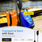 OCEANBROAD Kayak Paddle 86in/218cm, 90.5in/230cm Alloy Shaft 2-Piece Floatable Kayak Oar for Kayaking Canoeing Boating