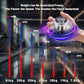 Cura Ball Hand Exerciser, Torque Gyro Ball Wrist Exerciser with LED Lights and Counter, Parallel Halo Power Wrist Ball for Strengthen Grip Strength, Arms, Fingers & Muscles, With Storage Pouch