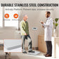 VEVOR Portable Medical Scale, Professional Digital Physician Scale for Weighing - with Anti-slip Platform, 2 Units, Hold & Tare Function, 440LBS Capacity Physician Weight Scale for Gyms Homes Hospital