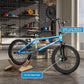 67i Boys BMX Bike 18/20 Inch Ages 8-12 Kids Bicycle with Front Rear U Brake Adjustable Seat Iron Fork 2.09" Wide Tires