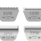 Wide Blades for Dog Grooming Blades Compatible with Andis Dog Clippers,Size #10W+30W+5FW+7FW Dog Clipper Blades Compatible with Oster A5,Wahl km10 Dog Clippers,Stainless-Steel Blade Sharp