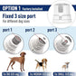 Cat and Dog Nail Grinder - Rechargeable Electric Pet Nail Clipper & Trimmer- Painless Paws Grooming - Quiet 2-Speed Motor. 3 Size Ports for Small, Medium, Large Pets- Up to 4 Hours of Charge