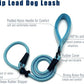 Slip Lead Dog Leash，Strong Nylon Rope Leash and Padded Handle,No Pull Outdoor Walking Training Lead for Small Medium Large Dogs (Light Bule,1/2"×4ft)