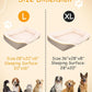 Washable Orthopedic Dog Bed for Large Dogs, Waterproof Dog Bed with Bolster, Big Couch Sofa Dogs Beds with Removable Cover & Non-Slip Bottom