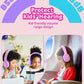 Tronsmart KH01 Kids Headphones - Foldable Over-Ear With Safety Volume 85/93dB, HD Stereo, 3.5mm Jack for Boys/Girls/School/Kindle/Travel/Tablets (Pink)