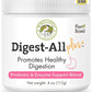 Wholistic Pet Organics Probiotics for Dogs with Digestive Enzymes & Prebiotic Fiber - 4 Oz - Daily Cat & Dog Probiotics for Digestive Health, Anti Diarrhea & Gut Support - Natural Powder Supplement