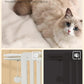 FourFurPets Modern Cat Tree, 58-Inch Cat Tower for Large Cats, Maine Coon Cat Tree with Scratching Board, Large Perch, Hammock and Removable Pads, White