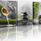Yxbhhym-Bathroom Decor Black and White Zen Wall Art Gray Green Room Decor Zen Poster Canvas Pictures Zen Artwork for Spa Living Room Wall Decoration Wall Art Bedroom Home Decor Framed Prints Art