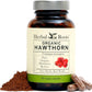 Herbal Roots Organic Hawthorn Berry Capsules | Extra Strength 1,200mg per Serving | 60 Vegan Capsules