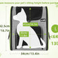 Pecute Cat Carrier Backpacks, Expandable Cat Backpack with Shade Cover, Breathable Mesh, Pet Carrier Backpack for Cats Small Dogs Puppies, Dog Carrier Backpack Great for Travel Hiking Camping Outdoor