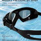 180°Panoramic Swim Goggles Adult, Ultra-Comfort Liquid Silicone Anti-Fog/UV Pool & Outdoor Women Men Youth