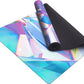 YOGA DESIGN LAB | The Combo Yoga Mat | 2-in-1 Mat+Towel | Eco Luxury | Ideal for Hot Yoga, Power, Bikram, Ashtanga, Sweat | Studio Quality | Includes Carrying Strap!
