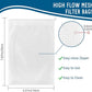 Media Bags for Aquarium - Extra Fine Mesh Bag - 10 PCS Fine Mesh Reusable Nylon Net Filter Bags with Plastic Zipper for Extra Fine Resins Filter, 7.9 x 5.5 Inch
