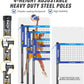Portable Outdoor Volleyball Net Set System for Backyard Beach with Heavy Duty Poles, Durable Net, PU Volleyball & Pump, Carry Bag