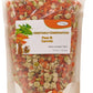 Rabbit Food - Carrot and Pea Flakes, Suitable Snacks for Rabbits, Chinchillas, Guinea Pigs, Hamsters and Other Small Herbivores (1.5 lb (Pack of 1))