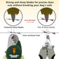 Professional-Grade Nail Clippers for Dogs Nail Trimmer with Safety Guard and Nail File - Nail Clippers for Large Dogs - Dog Nail Clipper Toenail Clippers (Green, Medium-Large (LED))