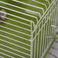 PawHut 47" L Small Animal Cage, Rolling Bunny Cage, Guinea Pig Cage with Food Dish, Water Bottle, Hay Feeder, Platform, Ramp for Chinchilla, Green