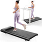 SupeRun Walking Pad, Under Desk Treadmill, 3 in 1 Portable Treadmill with Remote Control LED Display, 2.5 HP Quiet Walking Jogging Machine for Office Home Use, 300 Lbs Capacity
