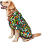 Christmas Green Monster Hoodie,Christmas Cosplay Dog Clothes with Pocket and Hat Winter Clothes Sweaters Medium