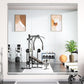 Hasipu Home Gym Mirror 55" L x 17" W - 2PCS Large Full Body Mirror for Yoga, Wall-Mounted Mirrors for Fitness, Garage, Dance Studio, 0.16in Tempered Glass Frameless