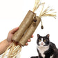14.96 Inches Huge Silvervine Sticks Cat Toys, Large Natural Catnip Kittens Chew Toy for Teeth Cleaning,Big Catmint Blend Stick, Dental Kitty Chews for Indoor(2 Pack)