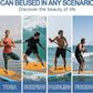 Inflatable Stand Up Paddle Board with SUP Accessories, Anti-Slip EVA Deck,10’ Family-Friendly Inflatable Paddle Boards for Adults & Youth of All Skill Levels
