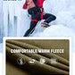 FREE SOLDIER Men's Outdoor Softshell Fleece Lined Cargo Pants Snow Ski Hiking Pants with Belt