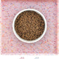 Ptlom Dog Food Mat Anti-Slip Dog Bowl Mats for Food and Water, Waterproof Pet Placemat Prevents Messy Spill to Floor, Silicone Puppy Feeding Tray for Small, Medium and Large Dogs Cats, Pink