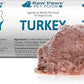 Raw Paws Signature Blend Pet Food for Dogs & Cats - Turkey Recipe, 1-lb Rolls (10 Pack) - Made in USA Frozen Turkey Roll Dog Food - Refrigerated Log Dog Food - Raw Frozen Food for Dogs