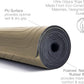 agoy Pro+ Warrior - Premium Non-Slip Yoga Mat – Eco-Conscious Design - PU Mat With Wet/Dry Grip+ - Focus Alignment - Lazer-Etched Technology - A Portable Standard Size Mat for All Styles of Yoga