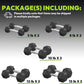 Hex Dumbbell Set, 30-480 lb Set Rubber Encased Exercise & Fitness Dumbbells, Weights Dumbbells Set, Hand Weight for Strength Training