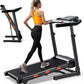 8.7MPH Walking Pad Treadmill for Home with Incline, 3.5HP Real Brushless Treadmill with Incline 350 lb Capacity, Double Deck Running Desk Treadmills Support App and Pre-Set Mode
