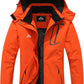 MOERDENG Women's Waterproof Ski Jacket Warm Winter Coat Outdoor Windbreaker Hiking Snowboarding Jacket