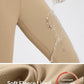 baleaf Women's Fleece Lined Leggings Waterproof Winter Hiking Pants Thermal Running Tights Zipper Pockets High Waisted