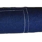 15" Cat Kicker Toy with Refillable Catnip Pocket (Denim) - Filled with Premium Canadian Catnip