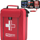 First Aid Trauma Kit,Comprehensive First Aid Kit with Labelled Compartments, Molle System Emergency Kits for Cars, Home, Office, Backpacking, Camping, Traveling, and Cycling-265 Piece