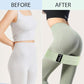 Wide Fabric Resistance Bands Set for Working Out, Non-Slip Exercise Booty Bands for Women & Men Leg and Glutes with Hair Ties and Tape Measure - for Home Gym Workout, Yoga, Pilates